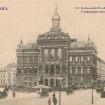 Warszawa pomnik kopernika przed cerkiwią